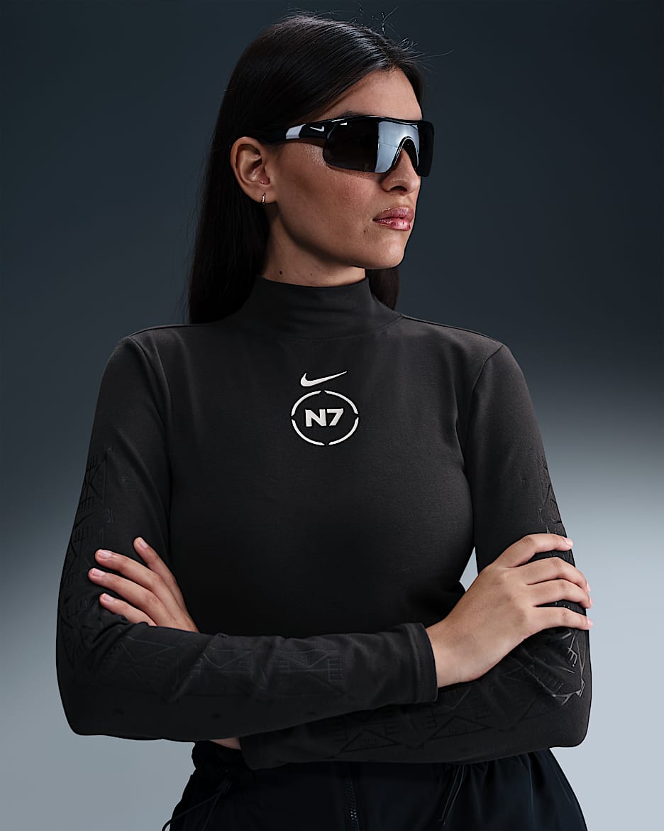 Nike Sportswear Essential N7 Women s Mock Neck Long Sleeve Top. Nike